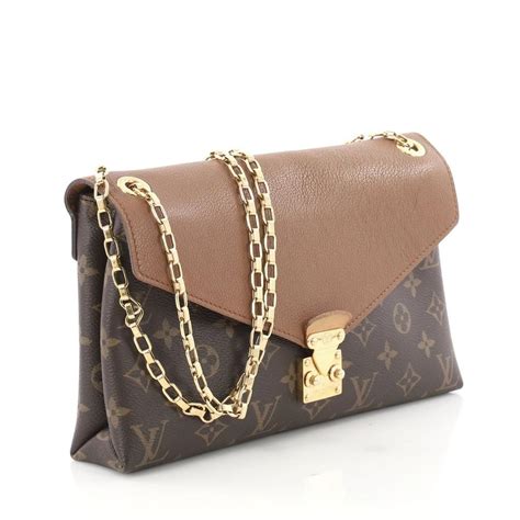 louis vuitton purse with gold chain strap|Louis Vuitton chain shoulder bag.